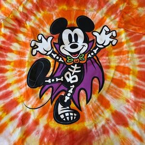 2024 Disney Halloween Tie-Dye Mickey Shirt